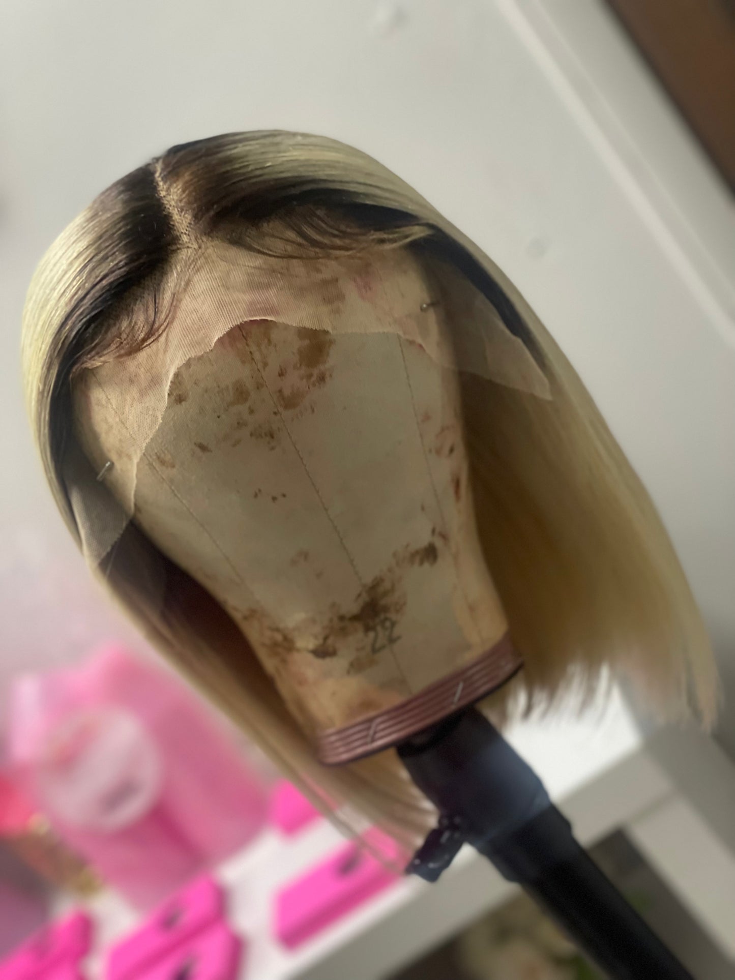 Blonde Straight Bob Wig
